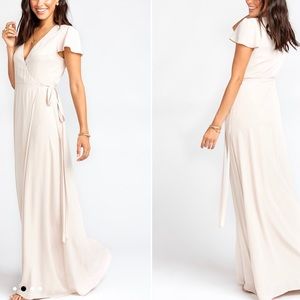 Show Me Your MuMu Noelle Wrap Dress